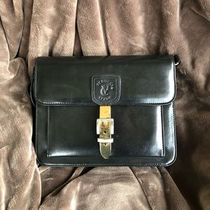 Verucci Black Italian Leather Purse / Clutch